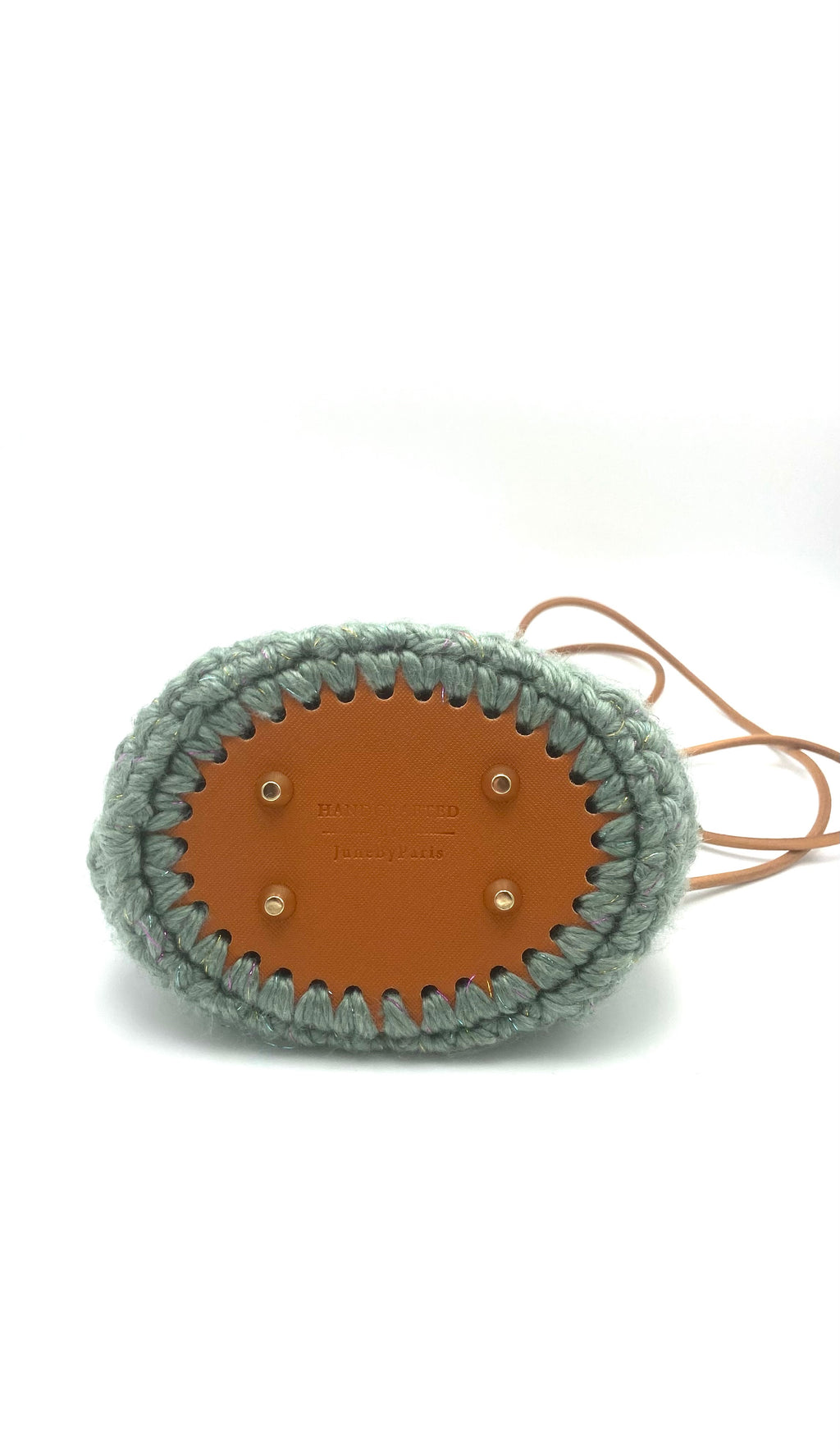 Mini sac Oxford en crochet kaki