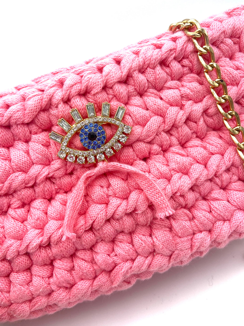 Sac Sydney en crochet rose malabar