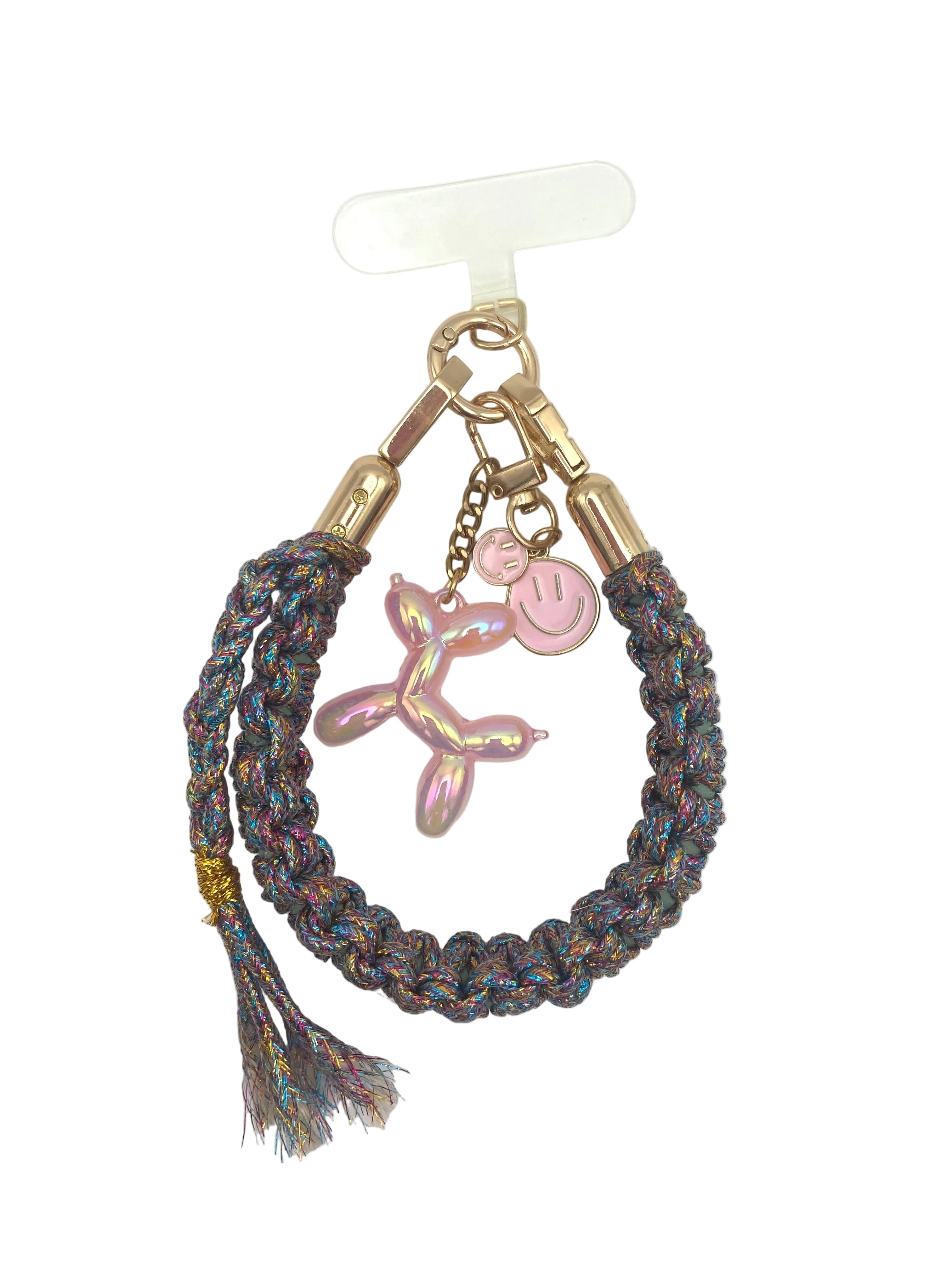 grigri Yokyo en macramé multicolore