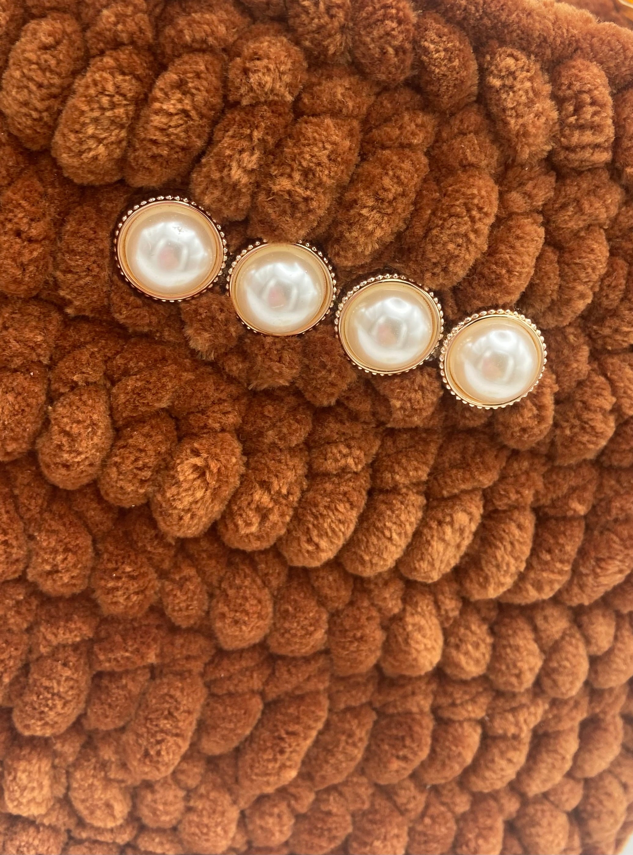 Sac Rio en crochet velours camel