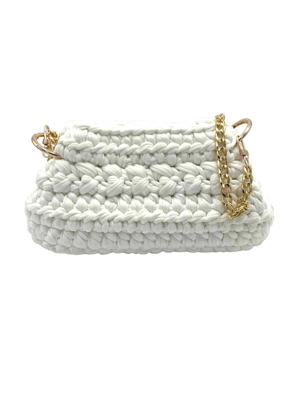 Sac Rio en crochet blanc