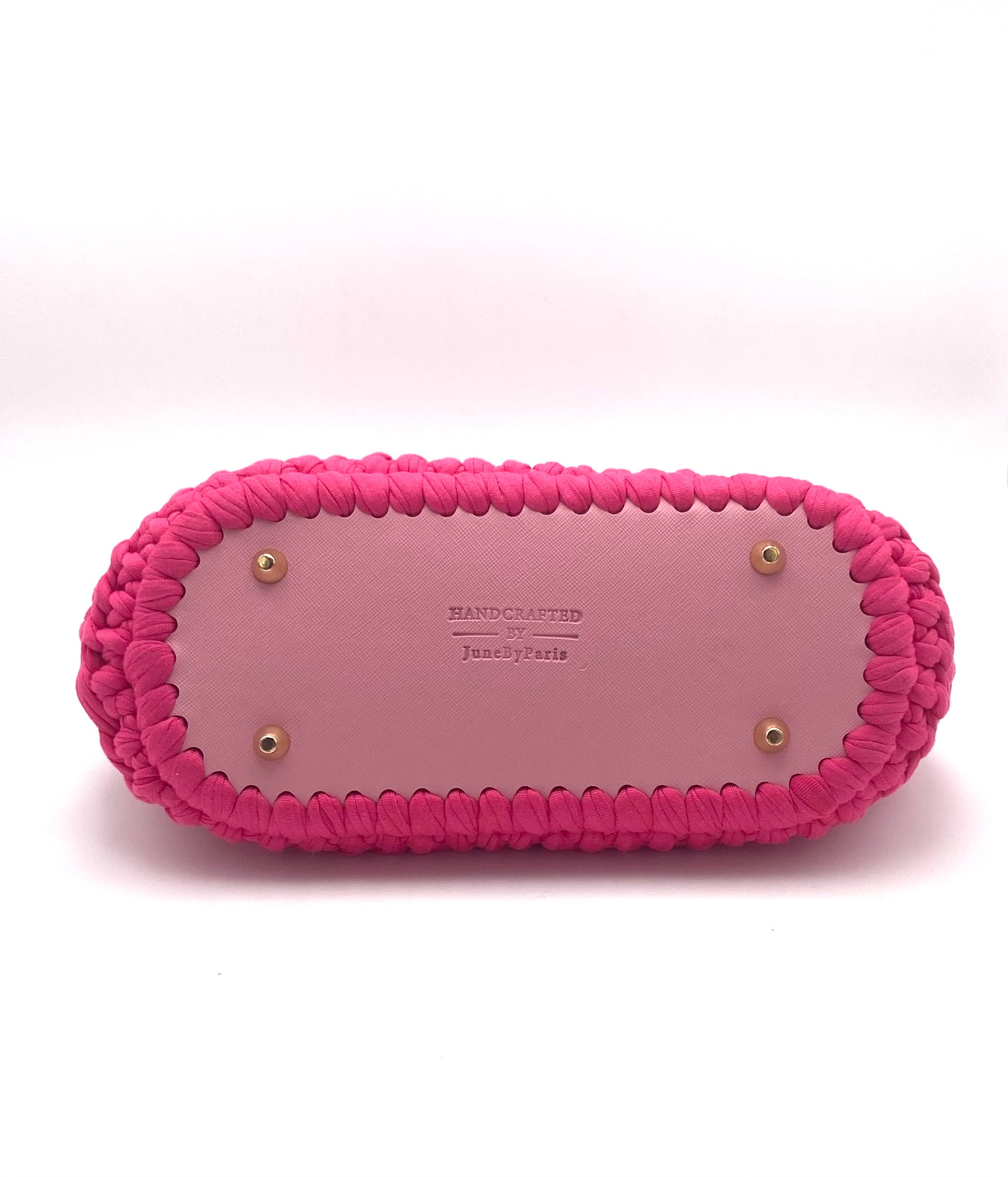 Sac Rio en crochet fuchsia
