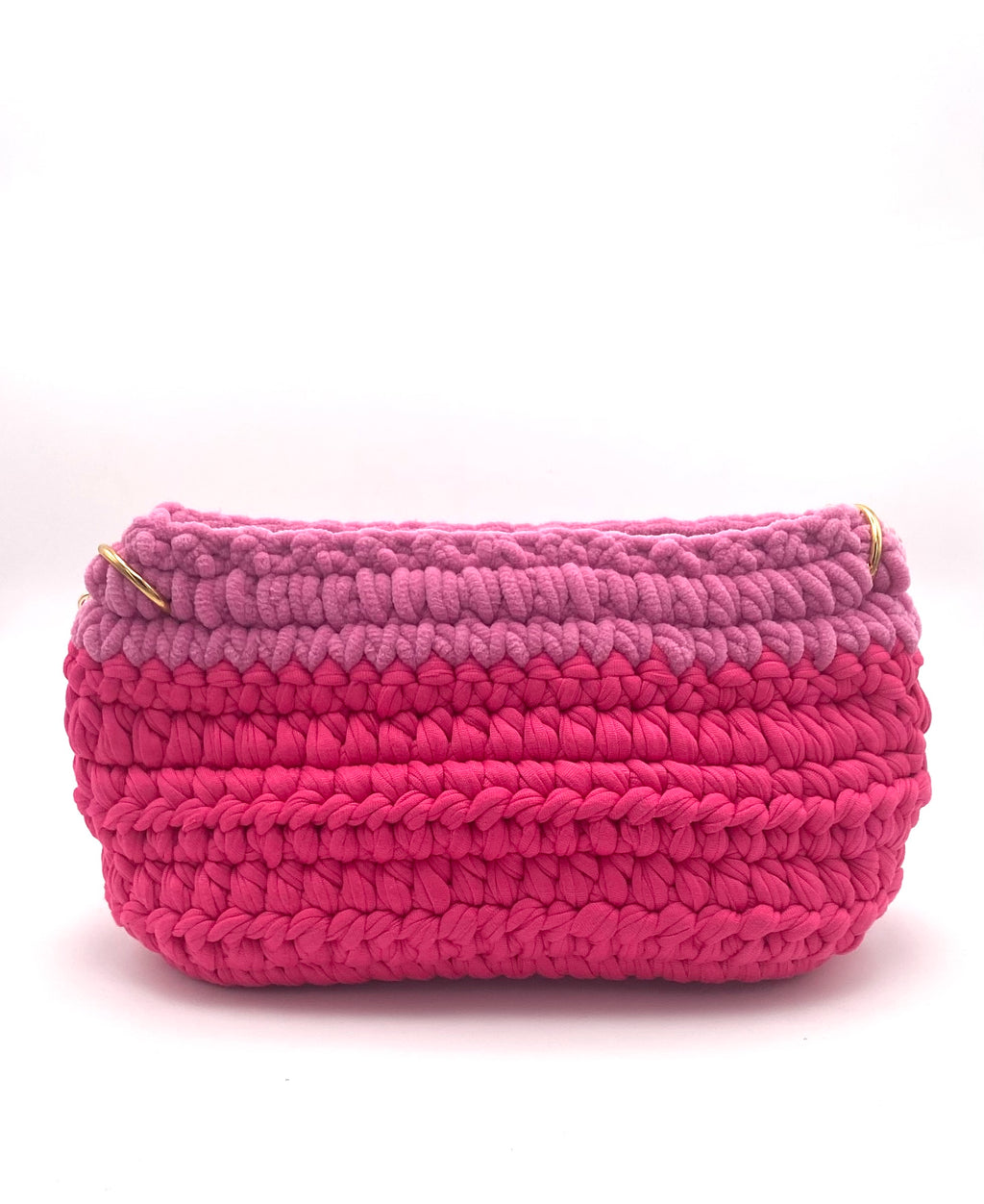 Sac Rio en crochet fuchsia