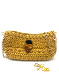 Sac Rio en crochet safran
