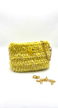 Sac Sydney en crochet jaune