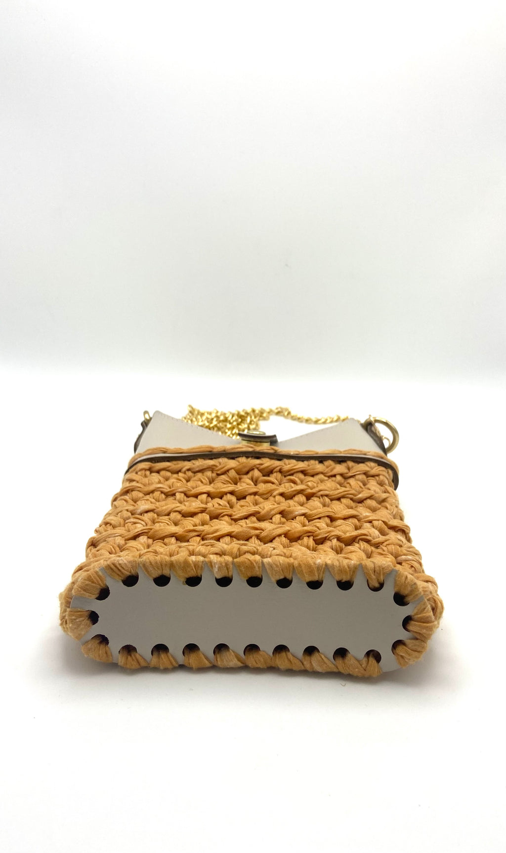 Pochette Milan en crochet ocre